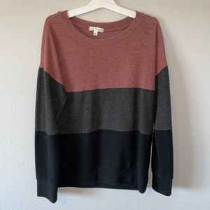 Stripped Lightweight Sweater